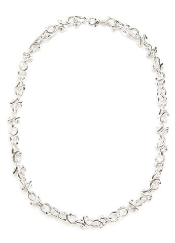MexZotic Silver Necklace Chain Art-Deco Link
