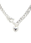 MexZotic Solid Heart 12mm Chain Necklace