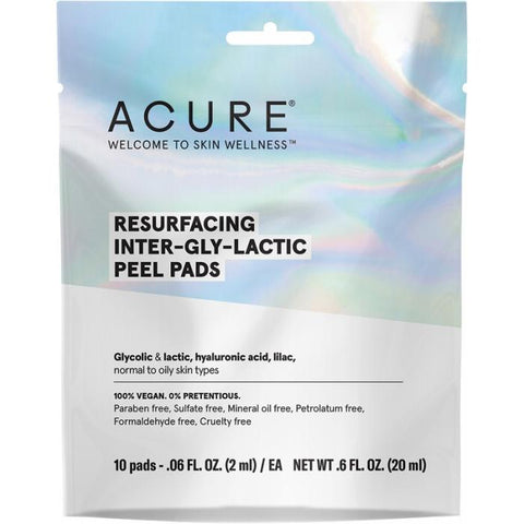 Acure Resurfacing Inter-Gly-Lactic Peel Pads 10 Pads