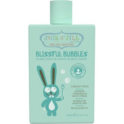 JACK N' JILL Blissful Bubbles Bubble Bath & Magic Bubble Wand 300ml